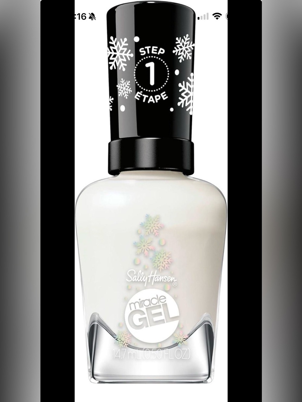 Sally Hansen Miracle Gel Nail Polish in White
